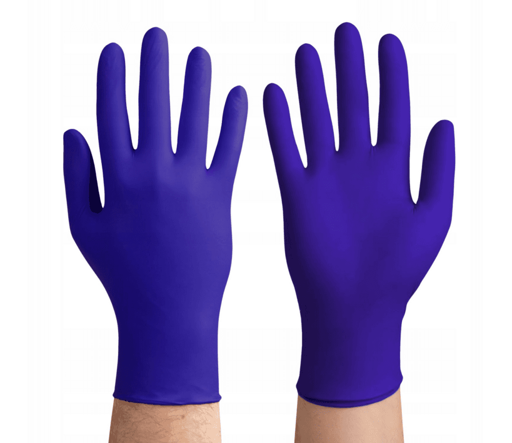 Zarys easyCARE FLEX nitrilové rukavice S (6-7) kobaltová modř, 100ks - náhled 3