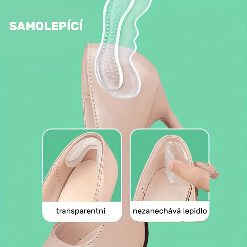 Gelová výstelka do bot - transparent, 2 ks - náhled 4