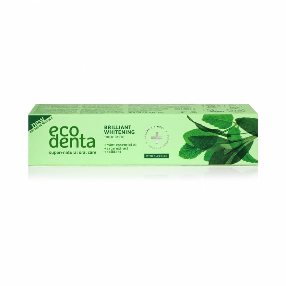 ECODENTA Brilliant Whitening bělící zubní pasta, 100ml - náhled 2
