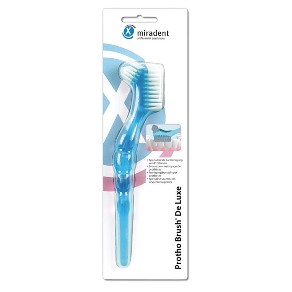 Miradent Protho Brush kartáček na protézy (modrý)