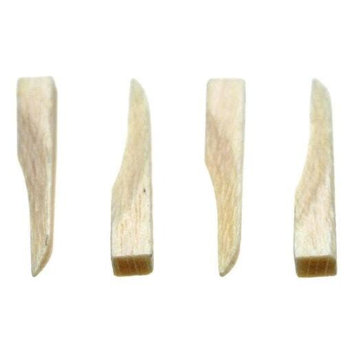 PURE dřevěné klínky 14 x 1,5 x 1,5 mm (bílé), 100ks