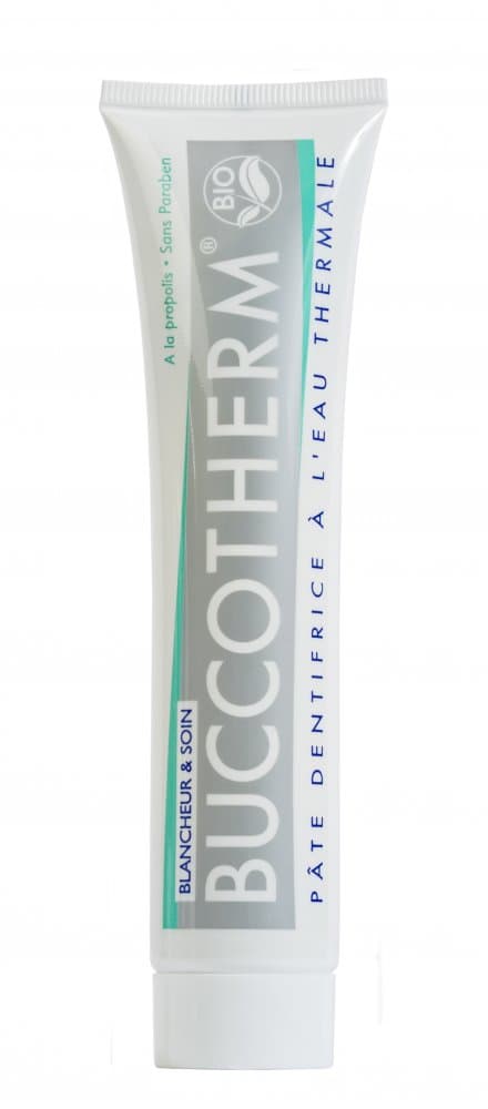 Buccotherm White & Care organická bělicí zubní pasta s propolisem, 75ml