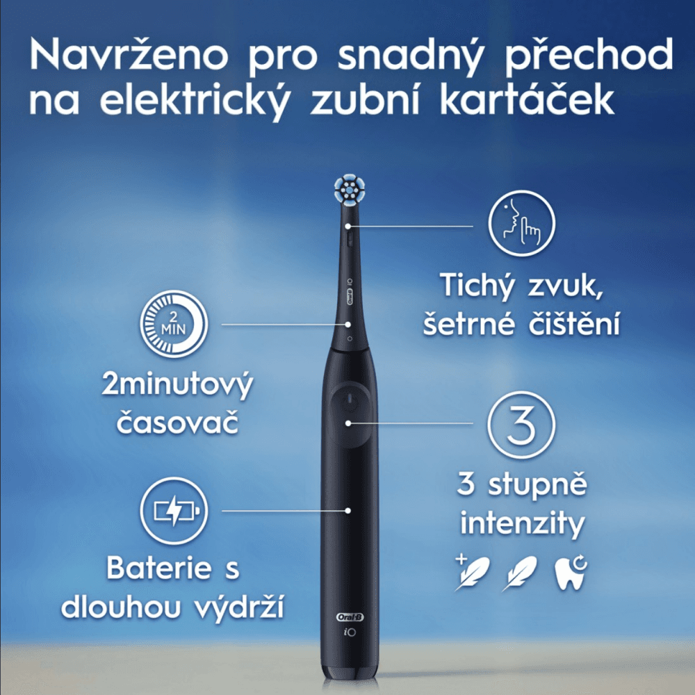 Oral-B iO Series 2 elektrický zubní kartáček Black - náhled 3