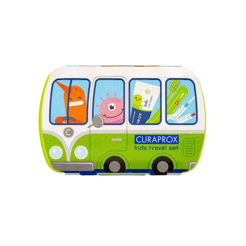 Curaprox Travel Set KIDS zelený - náhled 2