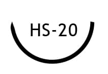 Sterilní chirurgické jehly HS-20, 48 ks, nerezová ocel 300 - náhled 2