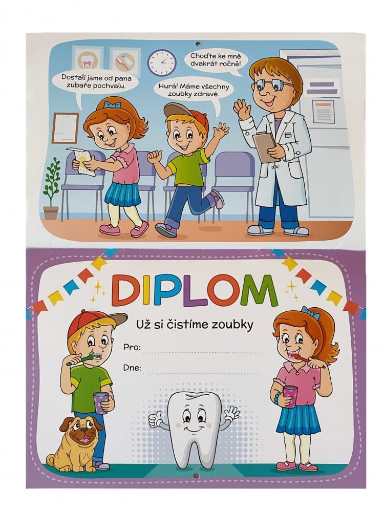 Motivační kalendář se samolepkami - Už si čistíme zoubky - náhled 4