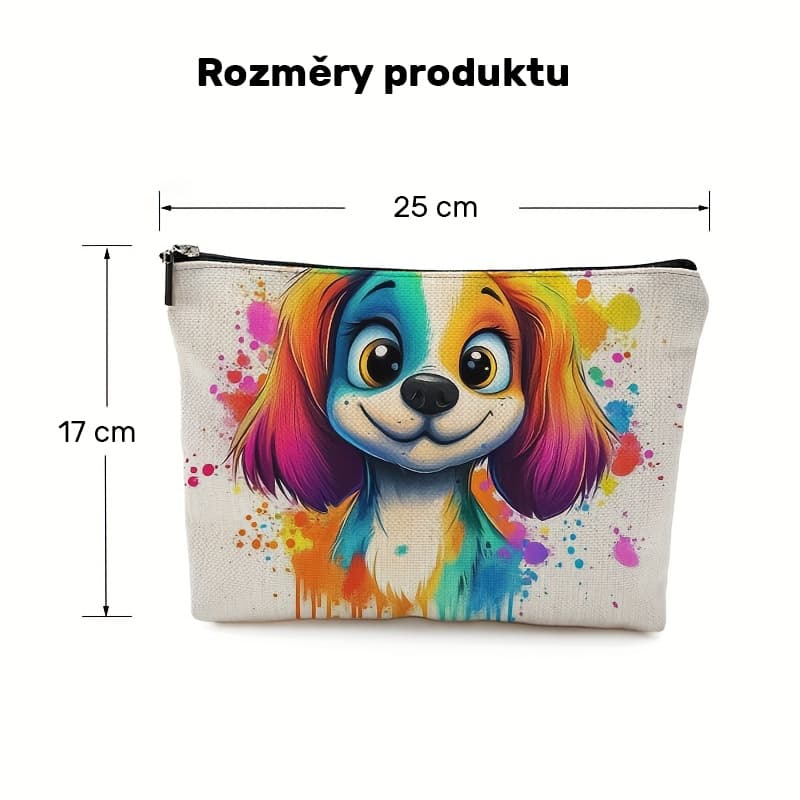 Toaletní taštička s motivem pejska, 1 ks - náhled 2