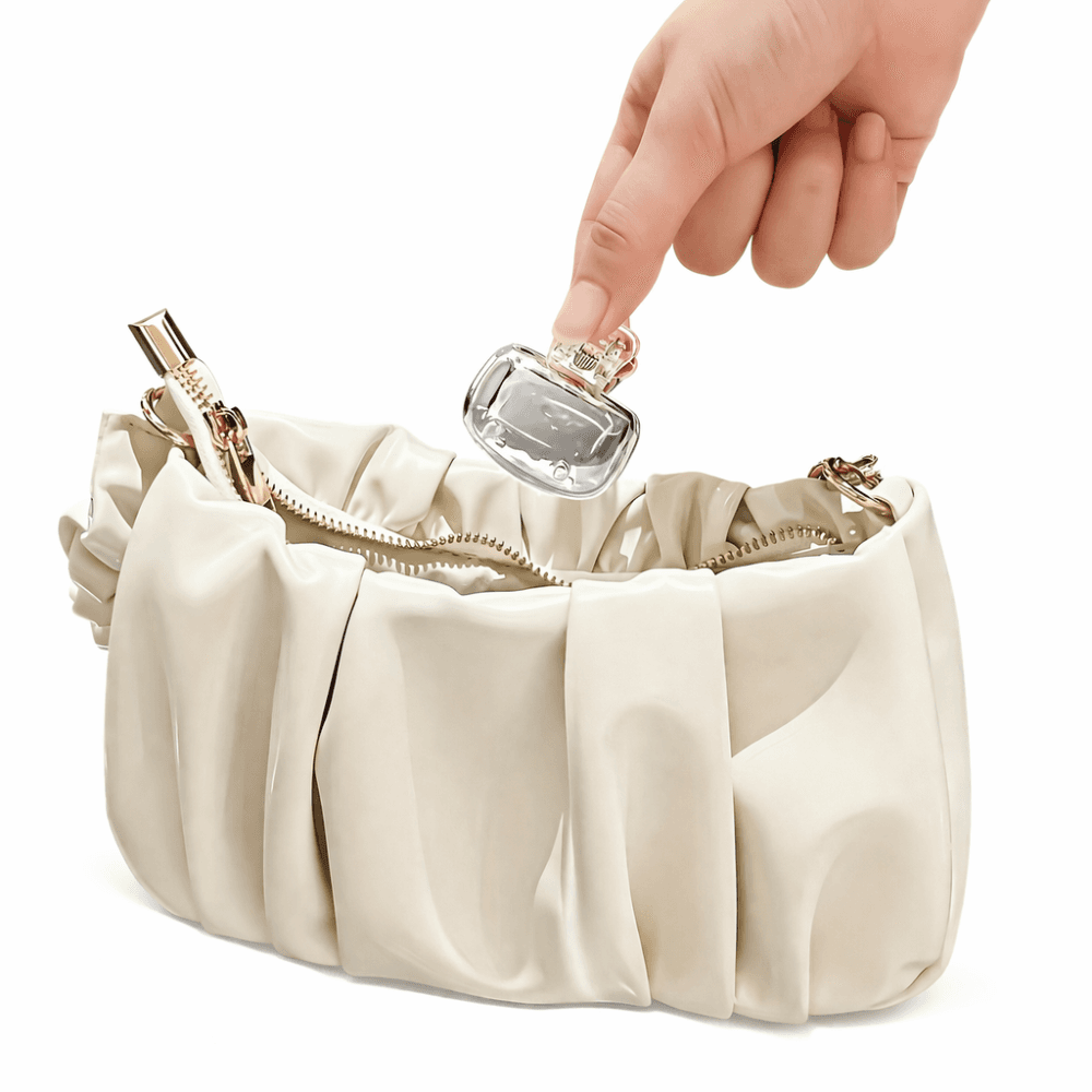 Cestovní krytka na kartáček, klips (transparent), 1 ks - náhled 3