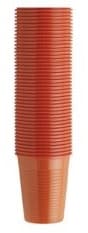Dopla plastové kelímky (oranžové) 200ml, 100ks
