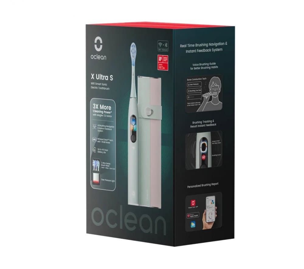 Oclean X Ultra S Green sonický kartáček (zelený) - náhled 3