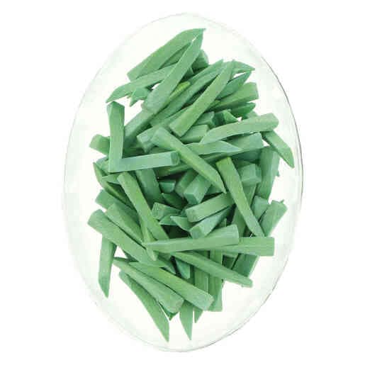 PURE dřevěné klínky 14 x 1,5 x 1,5 mm (zelené), 100ks