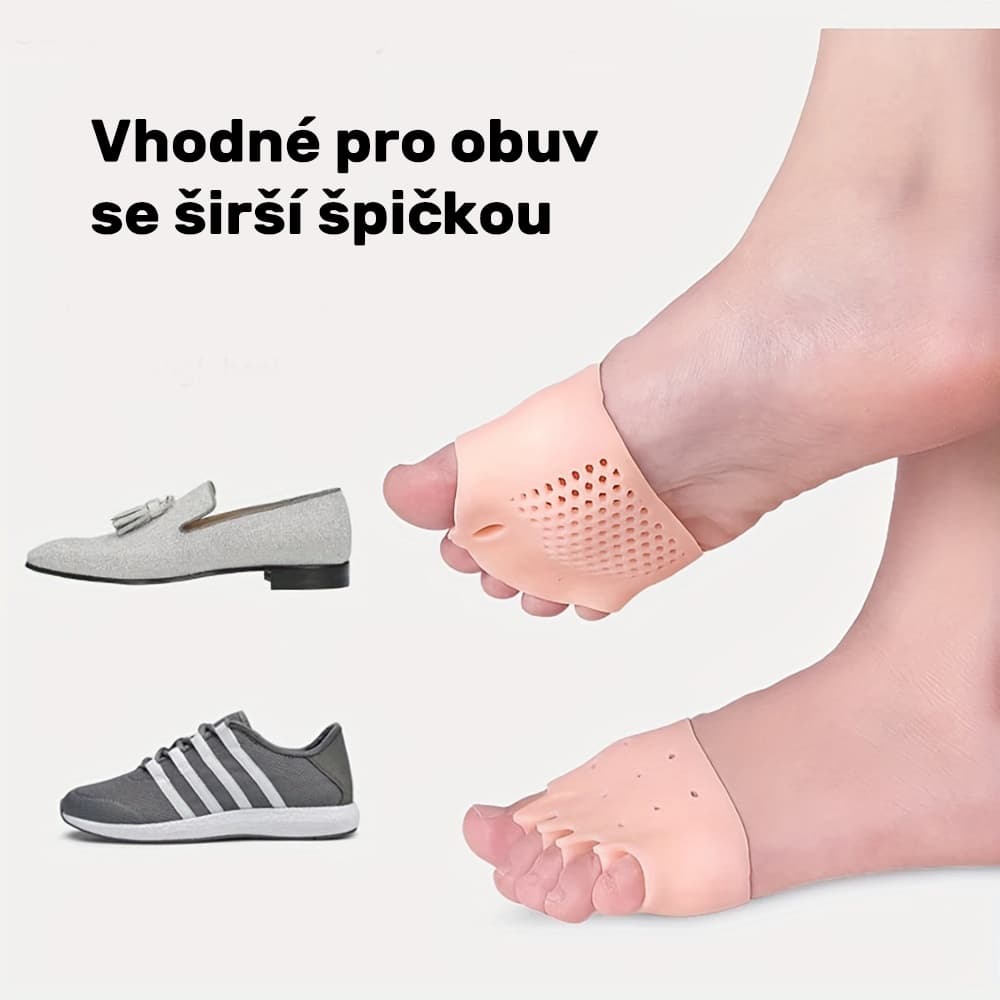 Gelový oddělovač prstů a chránič (bílý), pár - náhled 5