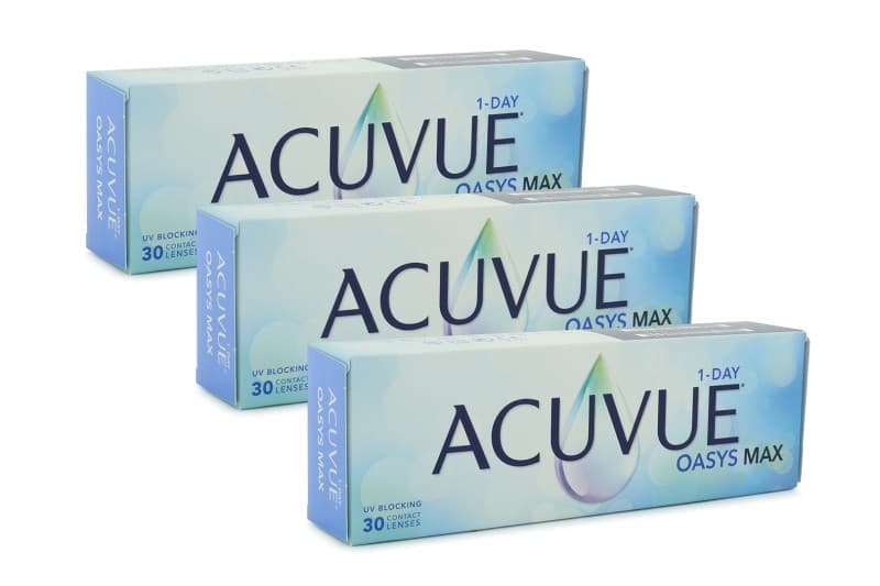 Johnson & Johnson Acuvue Oasys Max 1-Day (90 čoček)