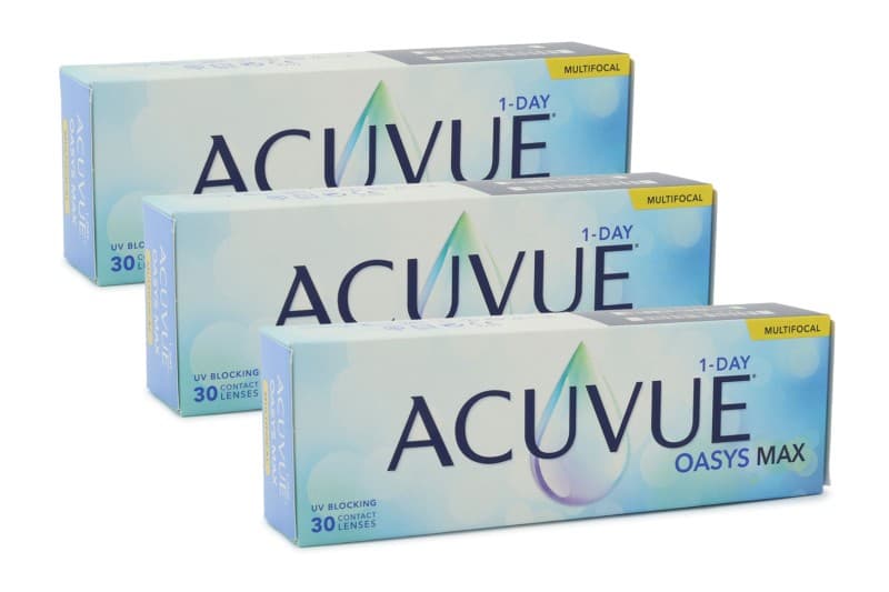 Johnson & Johnson Acuvue Oasys Max 1-Day Multifocal (90 čoček)