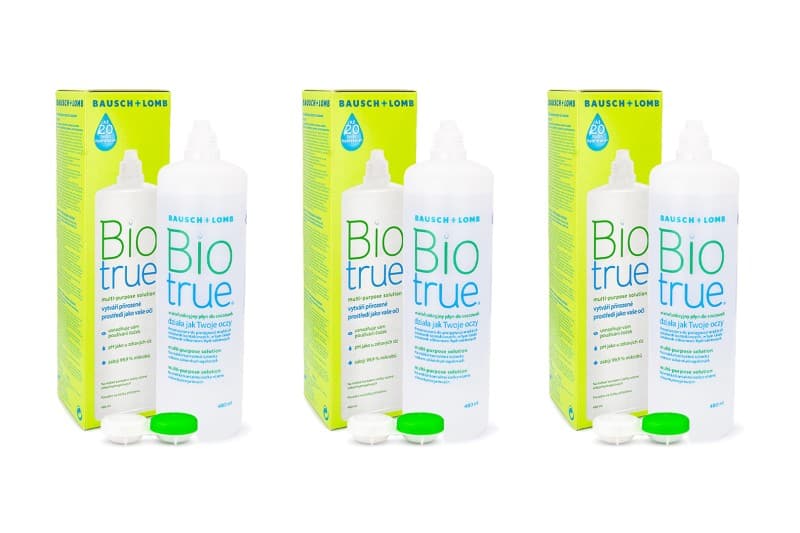 Biotrue Multi-Purpose 3 x 480 ml s pouzdry