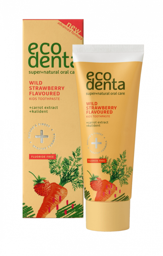 Ecodenta dětská zubní pasta s vůní lesních jahod, 75ml