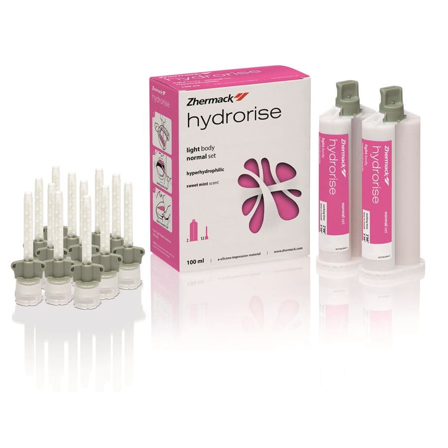 Zhermack Hydrorise Light Body A-silikonový otiskovací materiál, 2x50ml