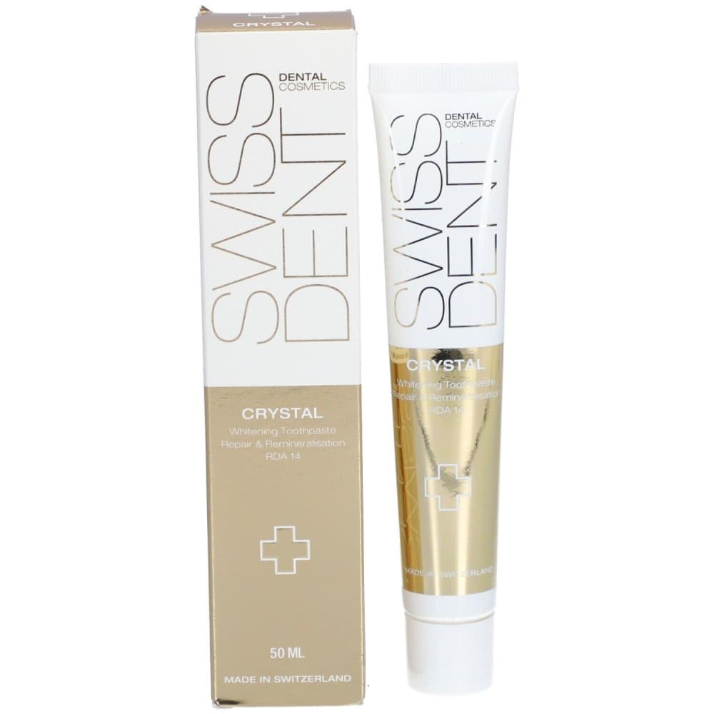SwissDent CRYSTAL bělící zubní pasta, 50ml