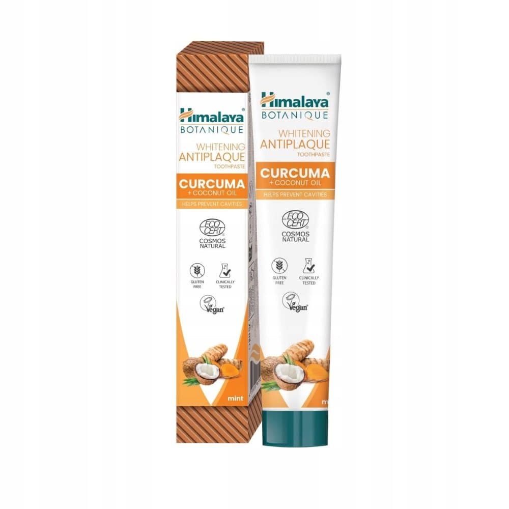 Himalaya Botanique Curcuma zubní pasta kurkuma a kokosový olej, 75ml