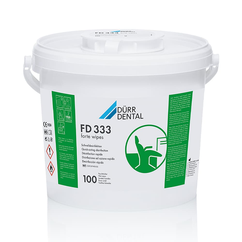 DÜRR FD 333 forte dezinfekční ubrousky 30 x 20cm, 100ks