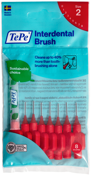 TePe ORIGINAL 2 mezizubní kartáčky 0,5 mm, 8ks
