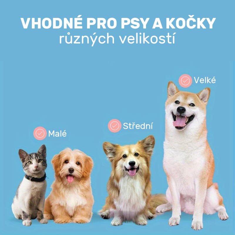 Zubní kartáček pes / kočka, prstový gumový (barevný), bez pouzdra - náhled 2