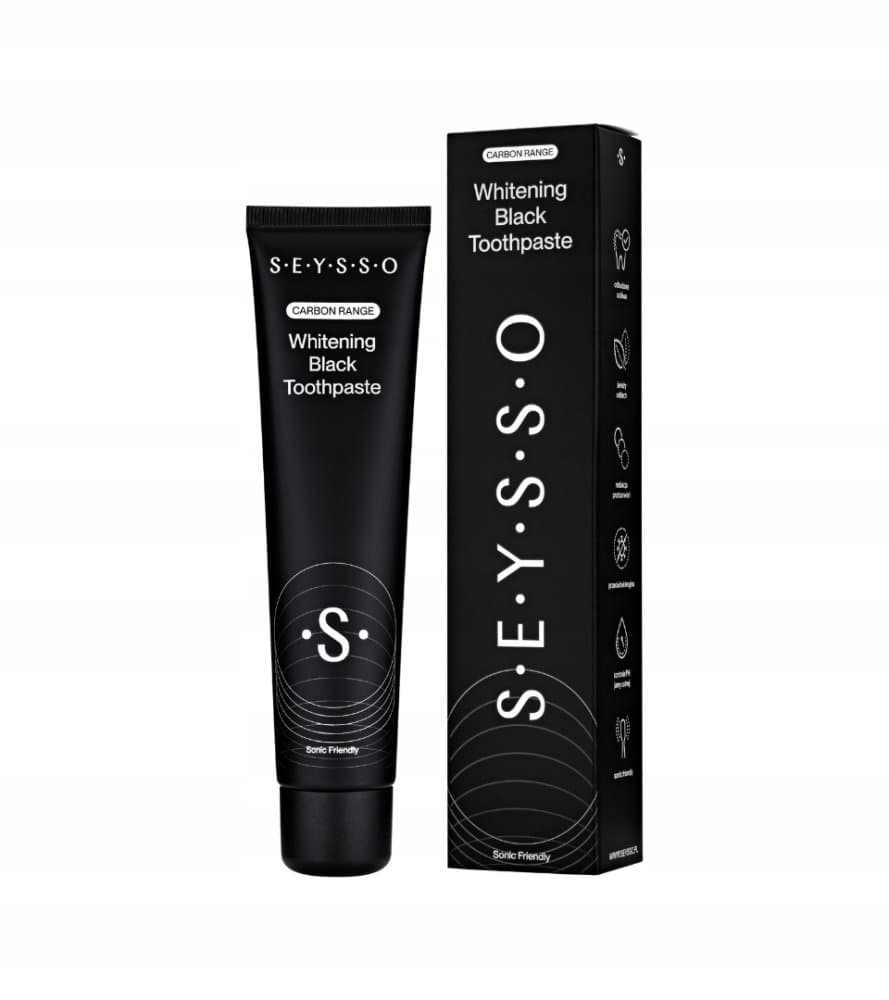 SEYSSO Carbon bělící zubní pasta s černým uhlím a hydroxyapatitem (mint), 75ml