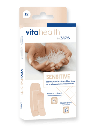 Sada náplastí pro citlivou pokožku VitaHealth SENSITIVE (12 ks)