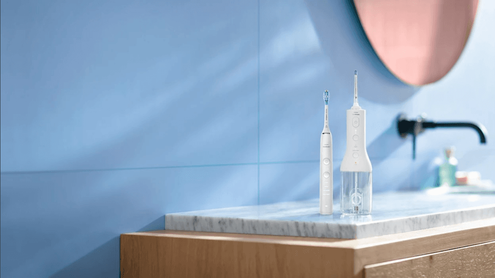 Philips Sonicare 9000 DiamondClean White + Power Flosser White HX3886/41 - náhled 2