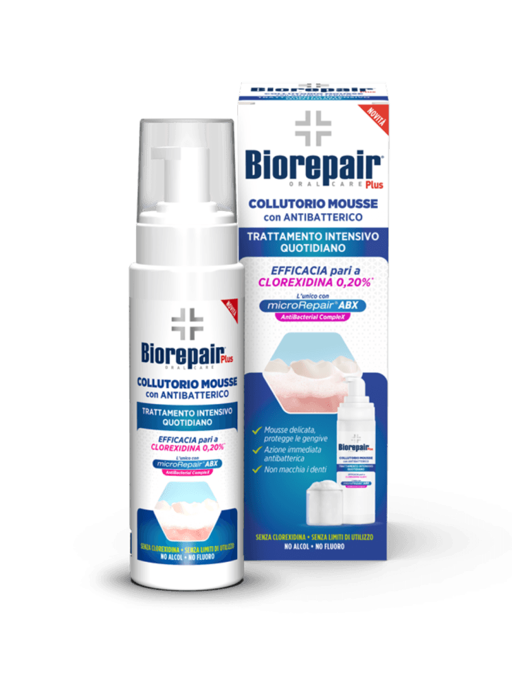 Biorepair Plus ABX High Density ústní pěna s hydroxyapatitem, 200ml