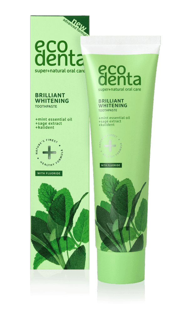 ECODENTA Brilliant Whitening bělící zubní pasta, 100ml