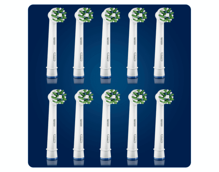 Oral-B Cross Action CleanMaximiser EB 50RB-10 náhradní kartáčky, 10 ks - náhled 3
