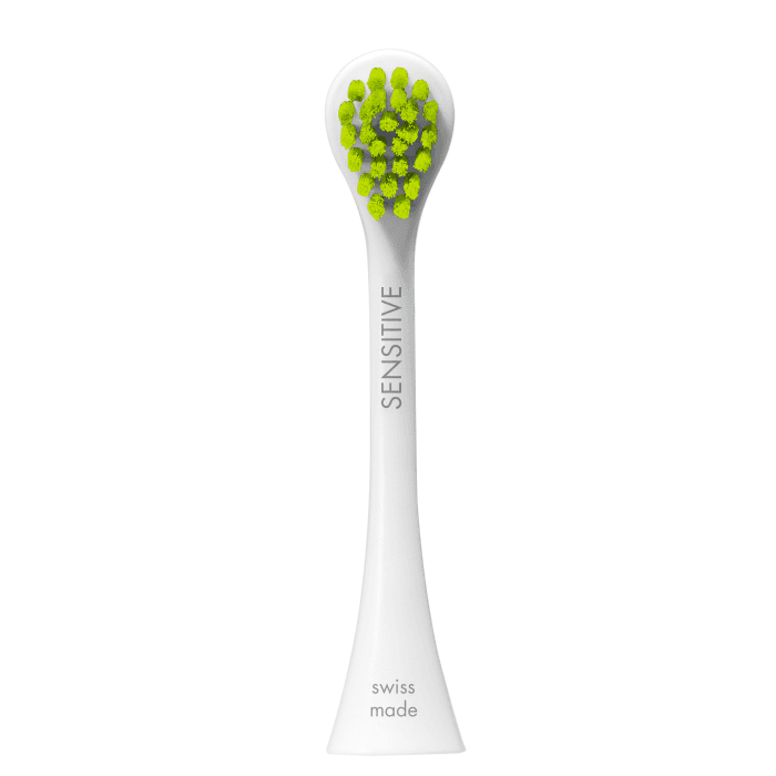 Curaprox Hydrosonic PRO Sensitive náhradní hlavice (červená/zelená), 2 ks - náhled 3