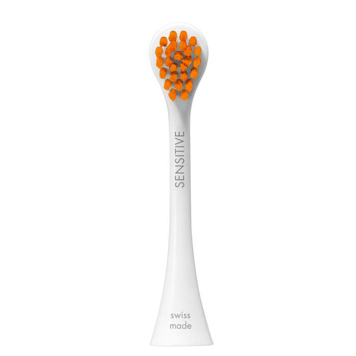 Curaprox Hydrosonic PRO Sensitive náhradní hlavice (modrá/oranžová), 2 ks - náhled 3