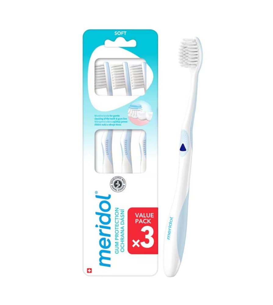 Meridol zubní kartáčky, 3ks