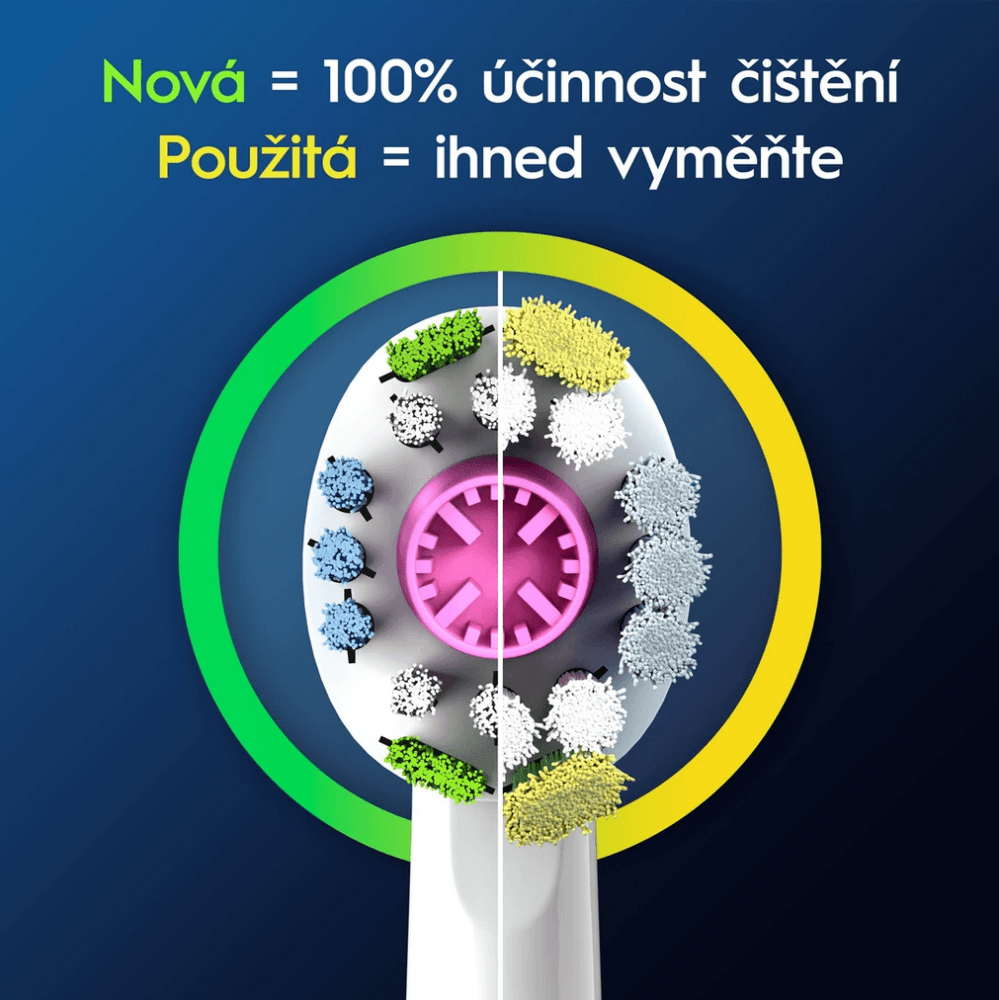 Oral-B PRO 3D White náhradní hlavice, 4ks - náhled 3