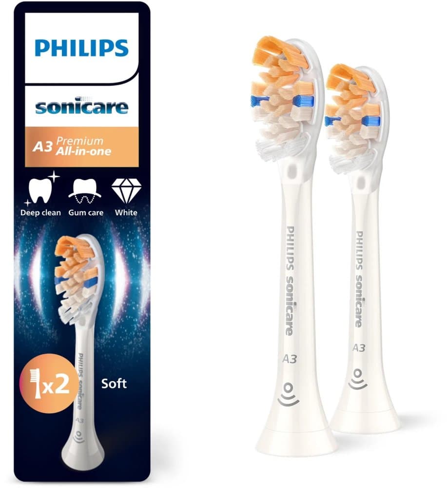 Philips Sonicare A3 Premium All-in-One HX9092/87 White, 2ks