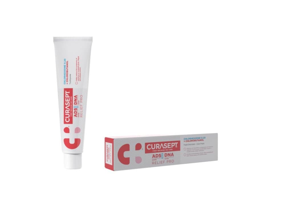 Curasept ADS DNA Relief Pro gelová zubní pasta (0,20% CHX), 75ml