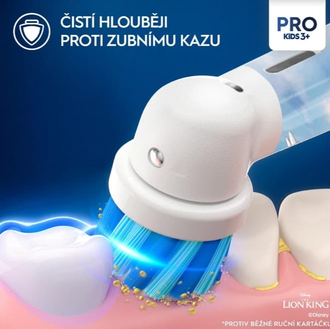 Oral-B Kids PRO elektrický zubní kartáček LION KING - náhled 5