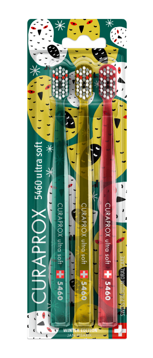 Curaprox Ultra Soft CS 5460 WINTER Sněžné Sovy, 3ks - náhled 4
