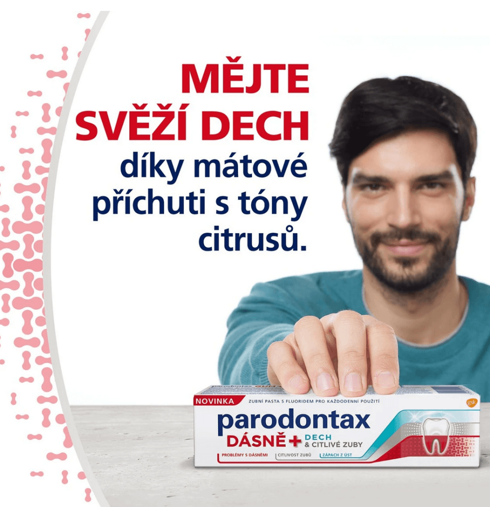 Parodontax Gum+Breath & Sensitivity zubní pasta, 75ml - náhled 2