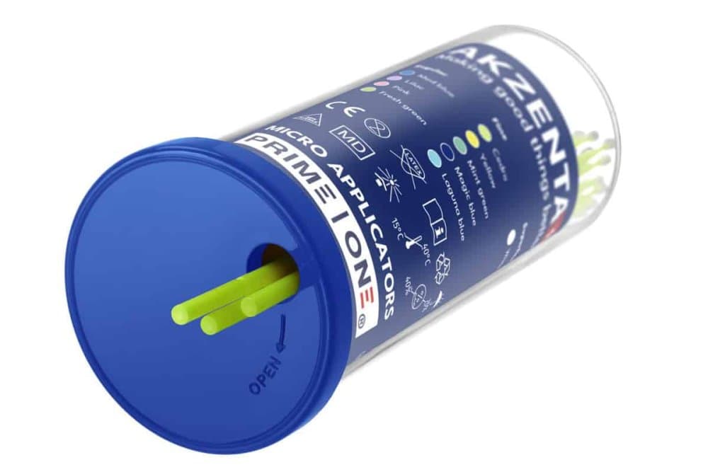 Akzenta Top Sticks Plus Micro aplikátory REGULAR (sv. zelené), 100ks - náhled 4