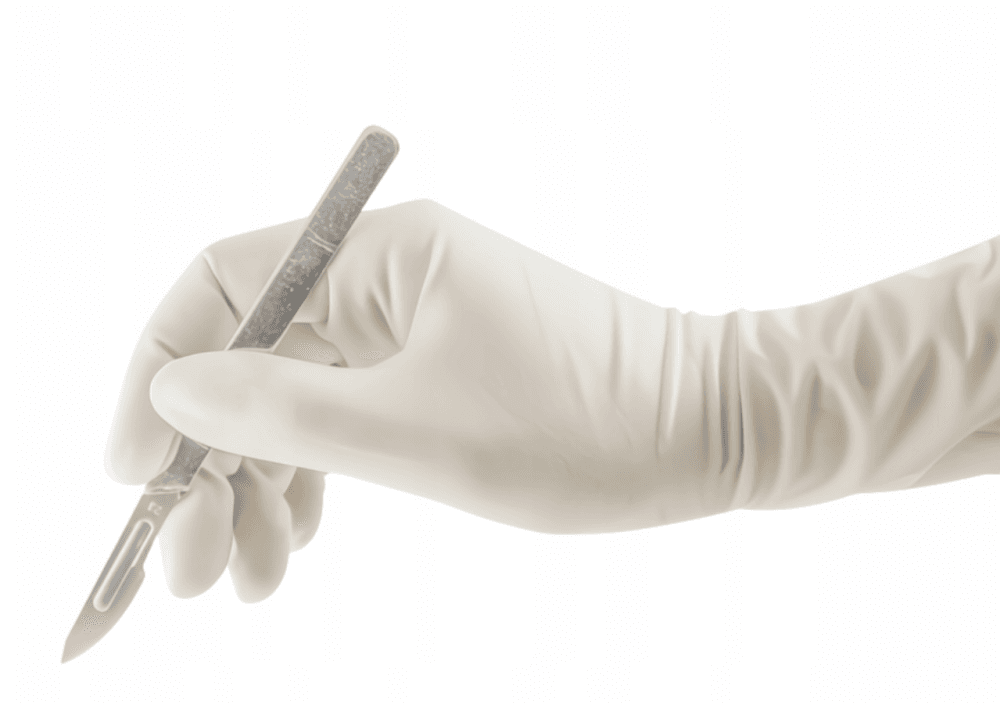 Zarys safeCARE operační sterilní rukavice latexové vel. 6,5 (bez pudru), 50ks - náhled 3