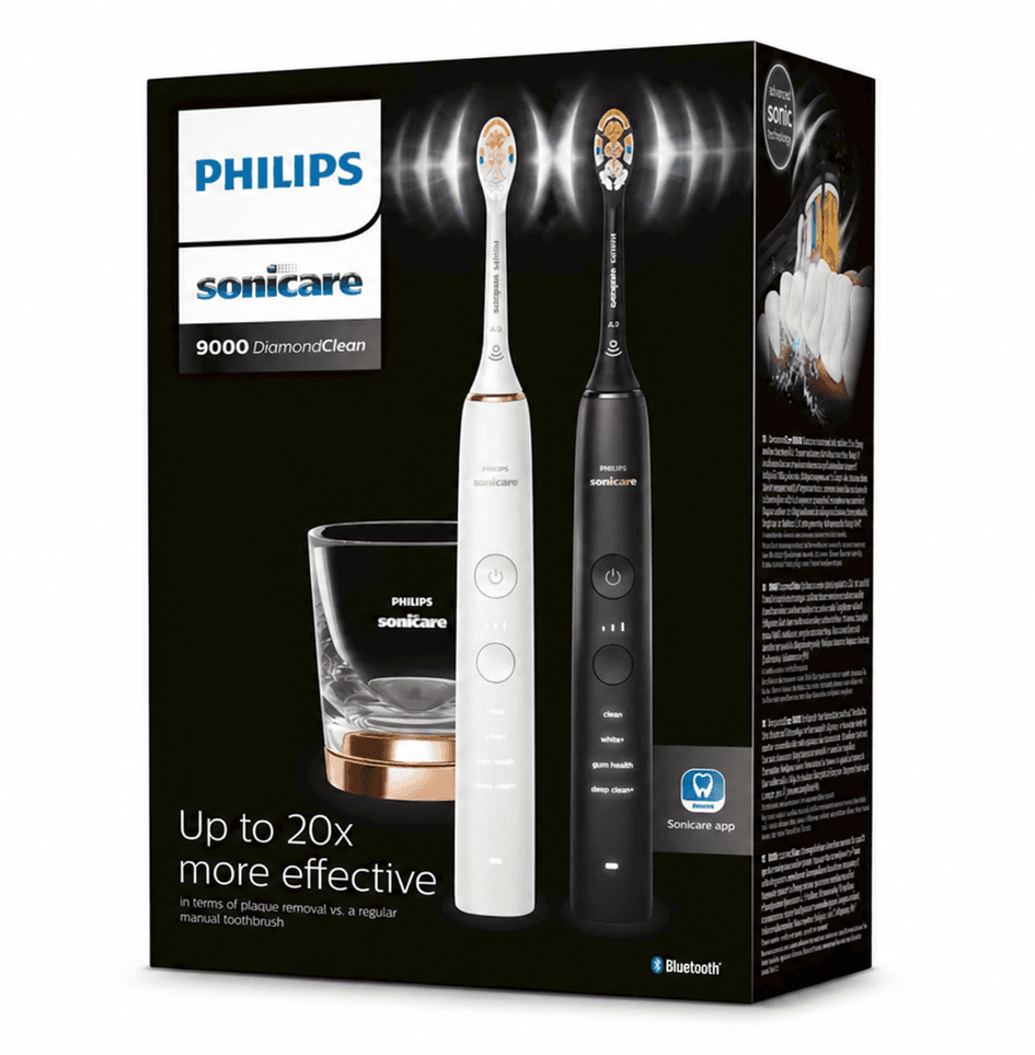 Philips Sonicare 9000 DiamondClean HX9914/69 Black/RoseGold DUO