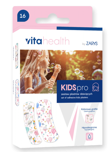 Sada dětských náplastí VitaHealth KIDS motiv pro dívky (16 ks) - náhled 2