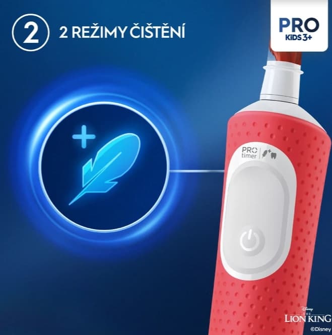 Oral-B Kids PRO elektrický zubní kartáček LION KING - náhled 2