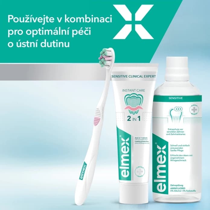 Elmex Sensitive Clinical Expert Instant Care zubní pasta, 75ml - náhled 2